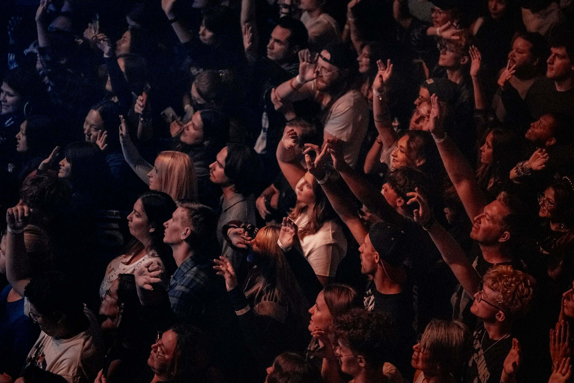 Crowd at Bad Suns in Denver, 2025